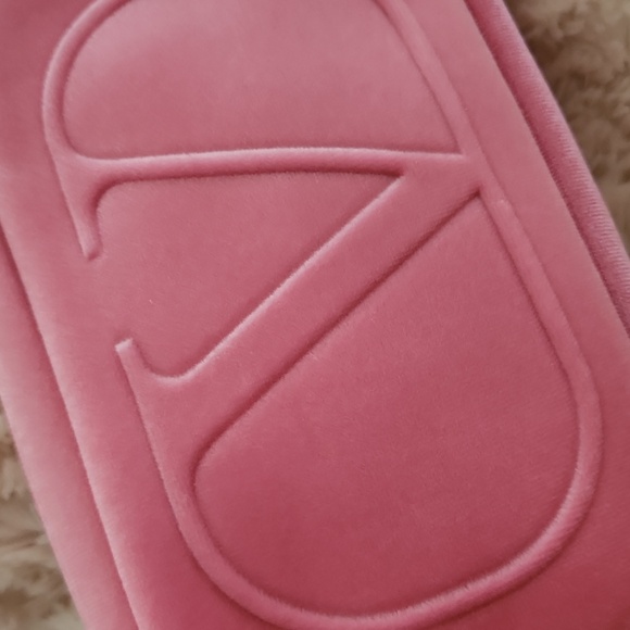 Valentino Velour🩷 Pink Wristlet with Samples